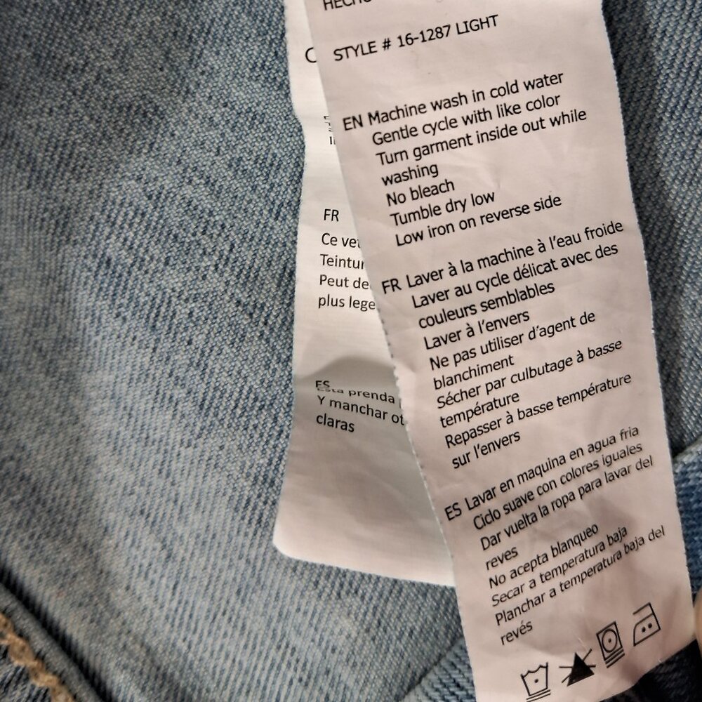 Refuge Denim Light Blue Jeans - Picture 8 of 9